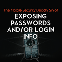Exposing Passwords And/Or Login Info