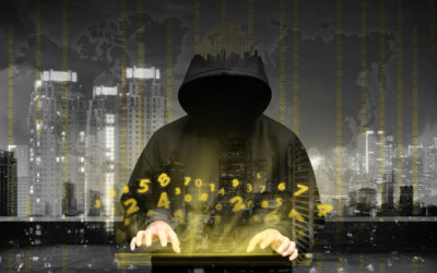 Hacker In Hoodie Hacking Government