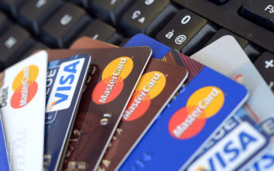Online Banking Fraud Pile Of Credit Cards
