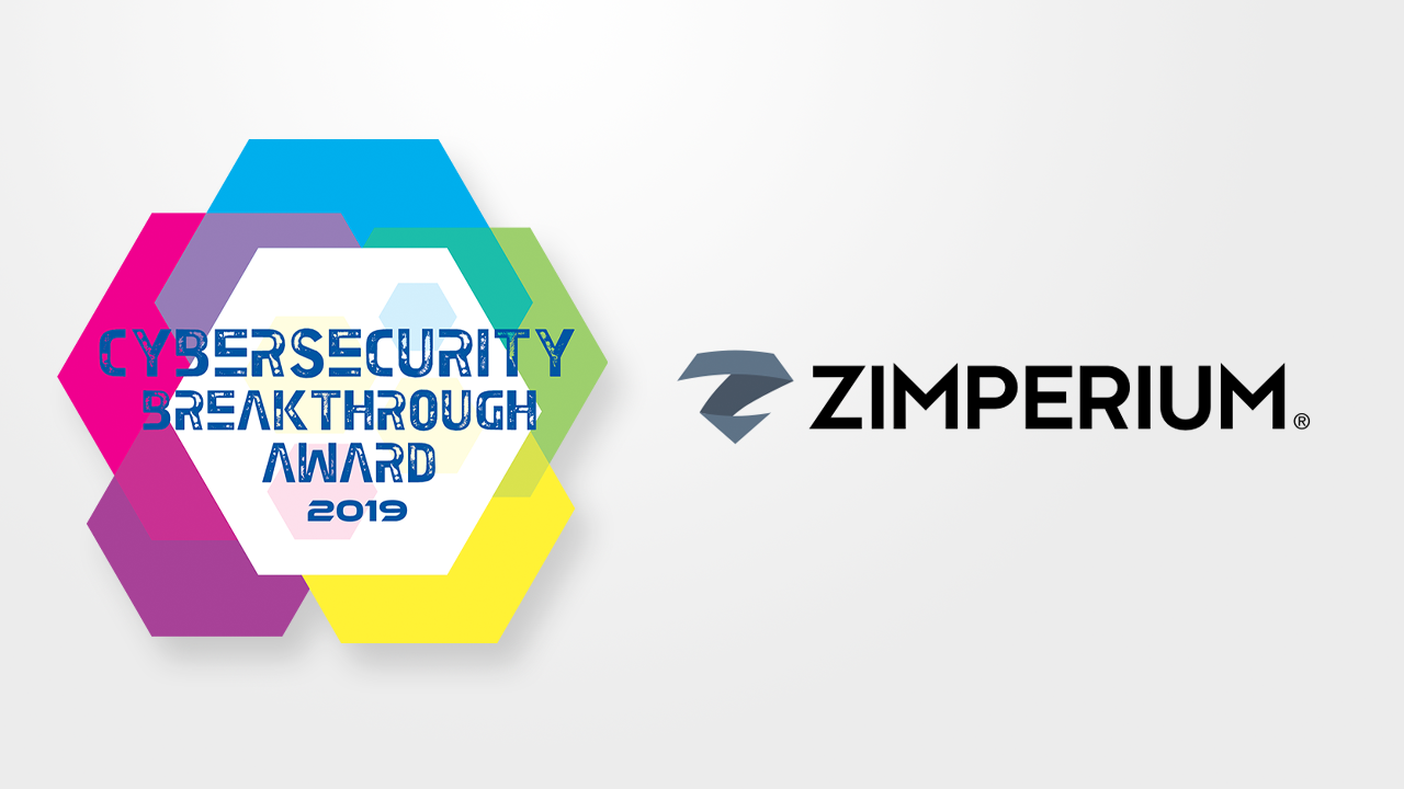 Zimperium Recognized with “Overall Mobile Security Solution of the Year” Award in 2019 CyberSecurity Breakthrough Awards