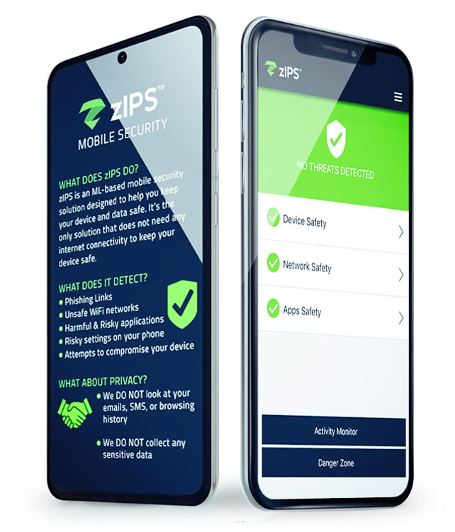 Zimperium zIPs App on Mobile Phones