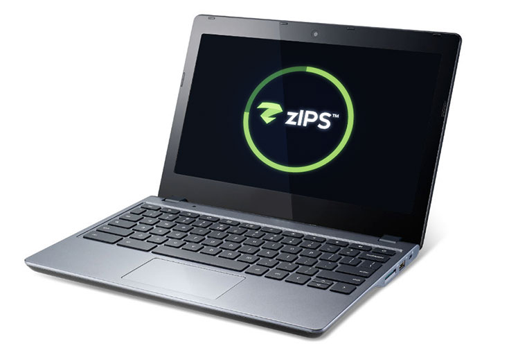 Laptop Opened With Zimperium Zips App