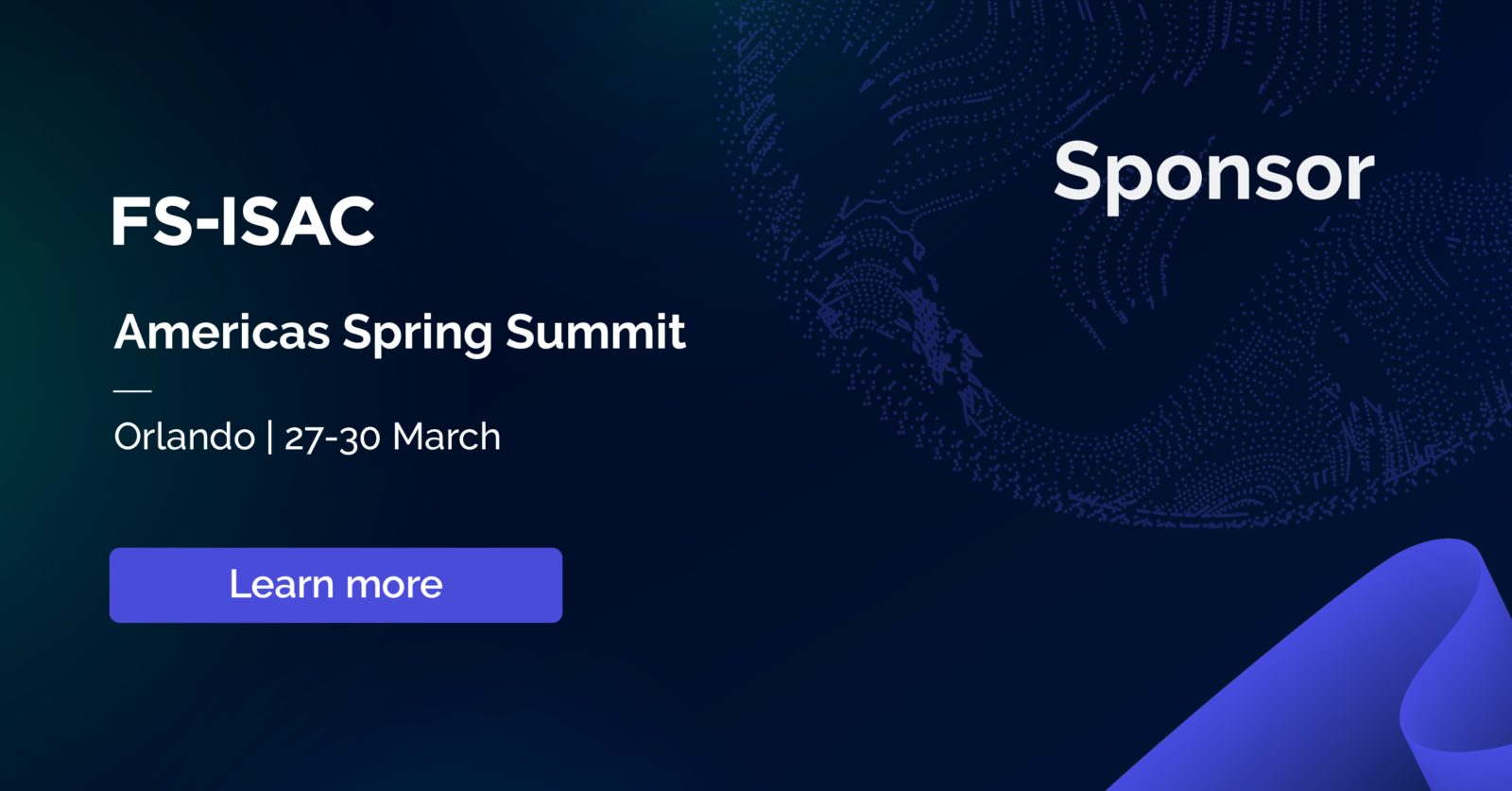 FS-ISAC Americas Spring Summit Sponsor