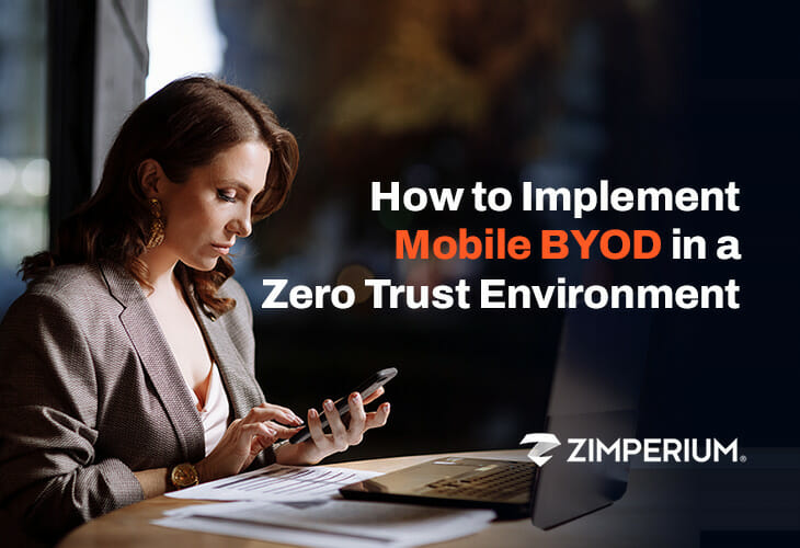 While BYOD provides employees with greater flexibility, it also creates new security risks. Organizations need to include MTD as part of their Zero Trust strategies to improve BYOD security and prevent mobile devices from compromising threats. Learn more.